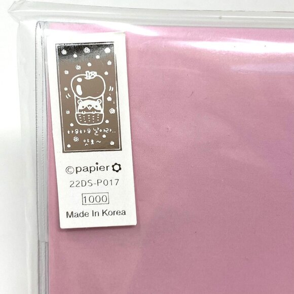 Korean Stationery Papier Strawberry Rabbit Mini Calendar Agenda Book Vintage - Picture 10 of 11